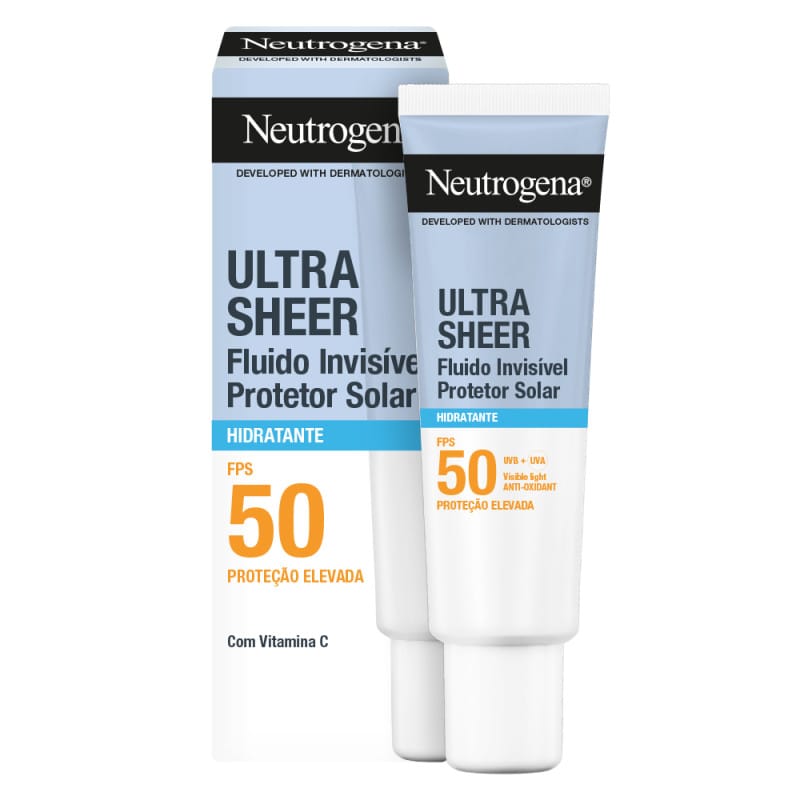 Neutrogena Ultra Sheer Fluído Invisível Hidratante SPF50 50ml