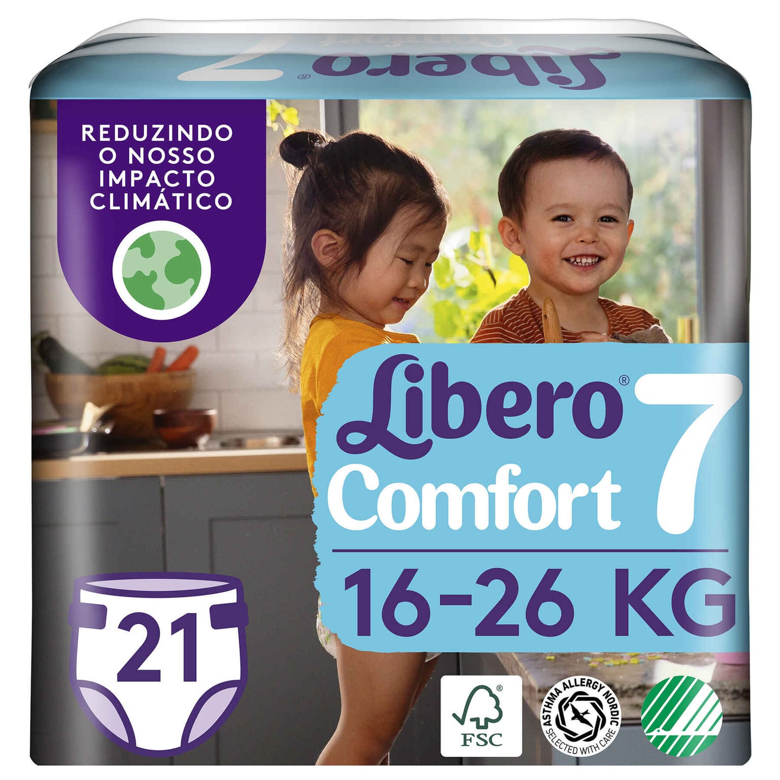 Libero Comfort 7 Fralda 16-26Kg X20