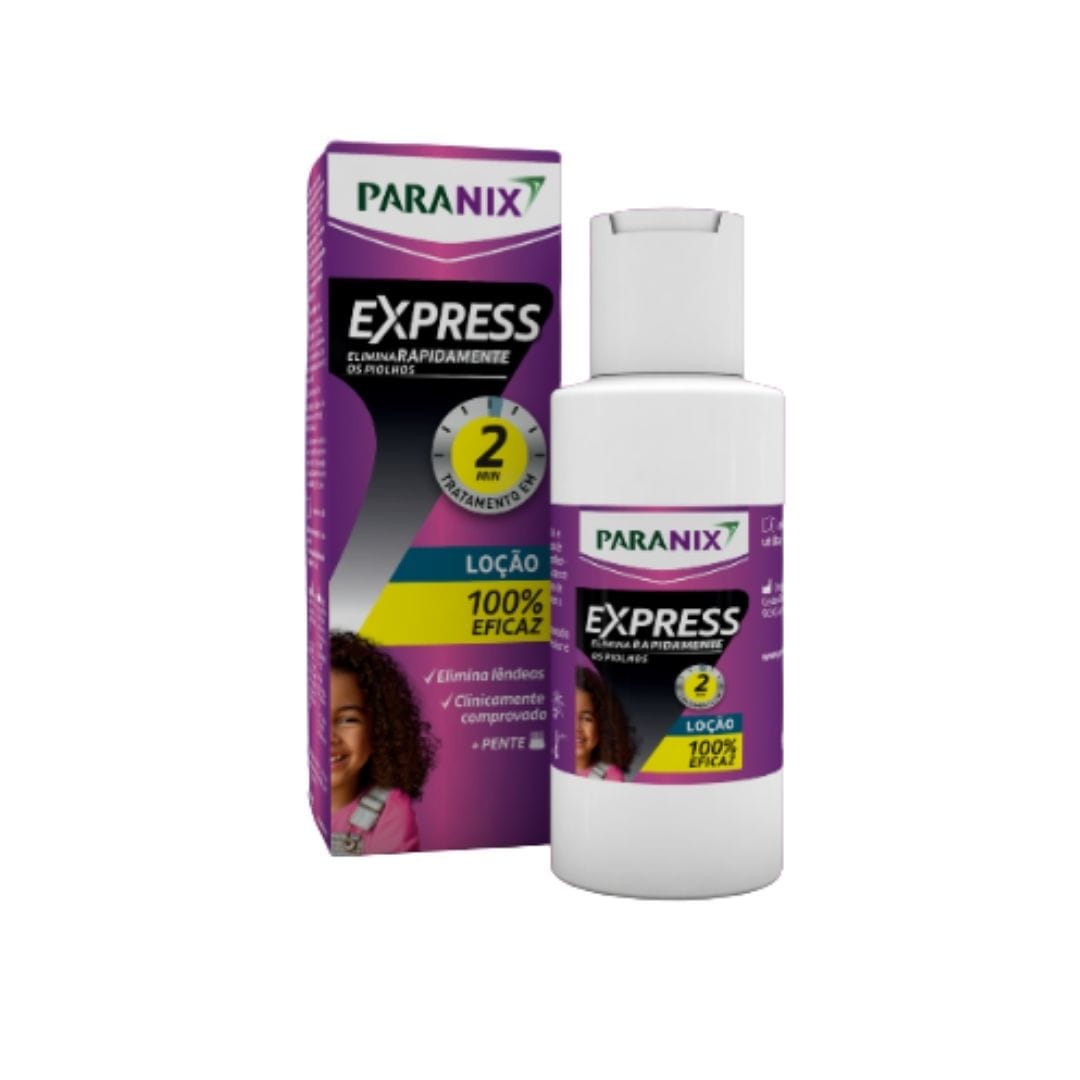 Paranix Express Tratamento Piolhos/Lêndeas 95ml c/ Pente