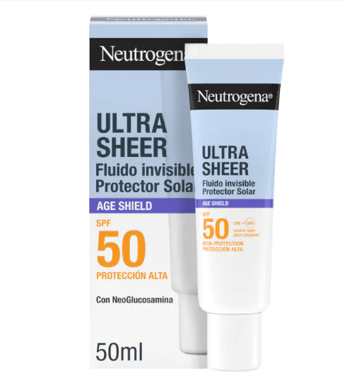 Neutrogena Ultra Sheer Fluido Antienvelhecimento SPF50 - 50ml
