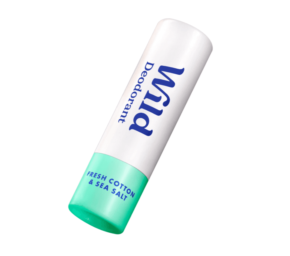 WILD DEO NATURAL MINI ALGODÃO E SAL MARINHO 16G