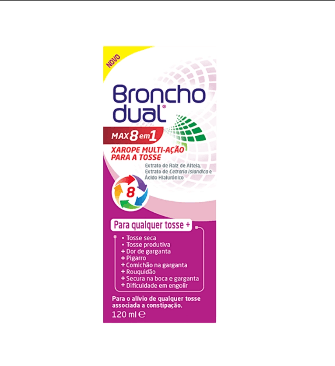 Bronchodual Max 8 em 1 Xarope 120Ml