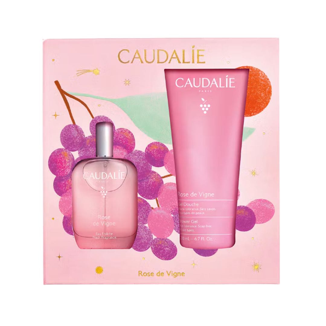 Caudalie Rose de Vigne Coffret Perfume 50ml +Gel 200ml