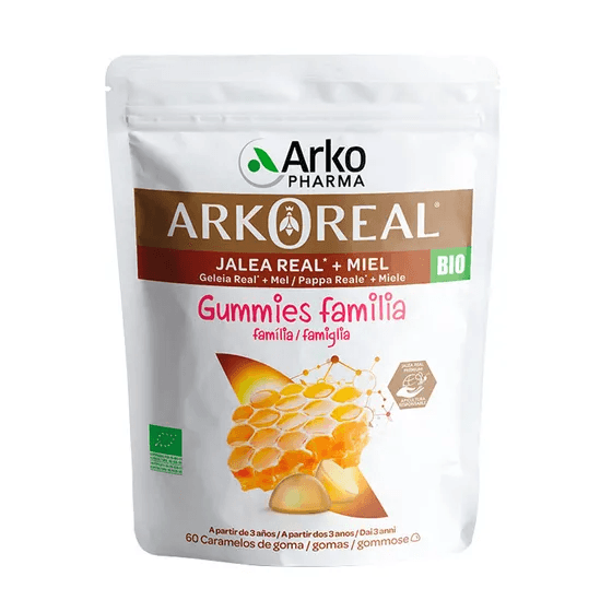 Arkoreal Geleia Real + Mel Gummies Familia
