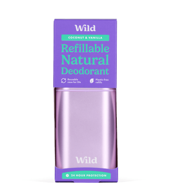 WILD DEO NATURAL CAIXA C/ RECARGA COCONUT E VANILA