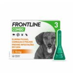 Frontline Combo 0,67mL Solução Unção Punctiforme Cão 2-10kg x 3