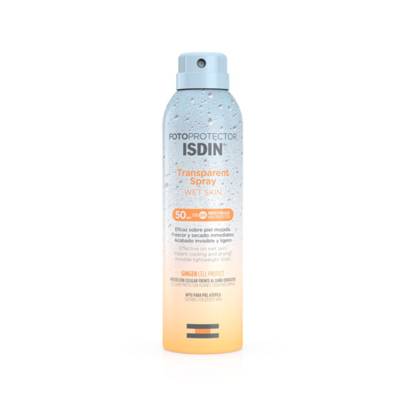 ISDIN Fotoprotetor Transparent Spray Wet Skin 50 250mL