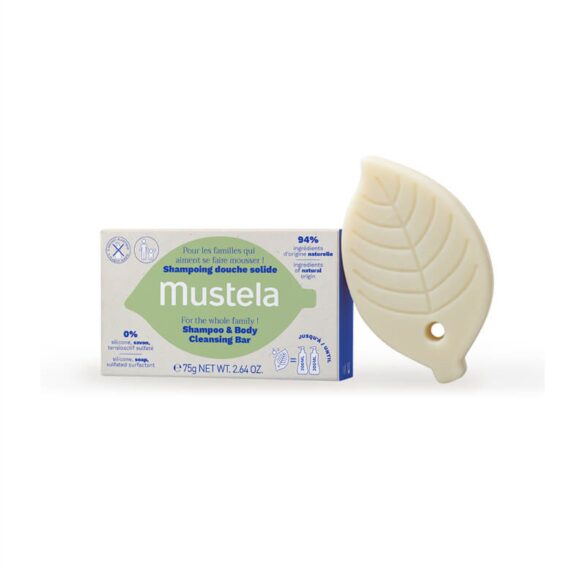 Mustela Bio Sabonete Sólido Champô/Corpo 75g