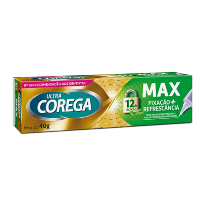 Corega Max Fixacao+Frescura Selamento Max Creme Fixação 40g