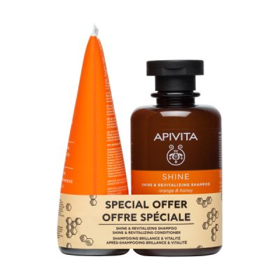 Apivita Shampoo Brilho & Vitalidade 250ml com Oferta de Condicionador 150ml