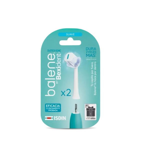 Balene Escova de Dentes by Bexident Recargas Escova de Dentes Elétrica Suave  2 Unid.