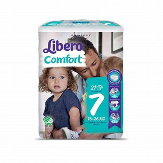 Libero Comfort 7 Fralda 16-26Kg 20 Unid