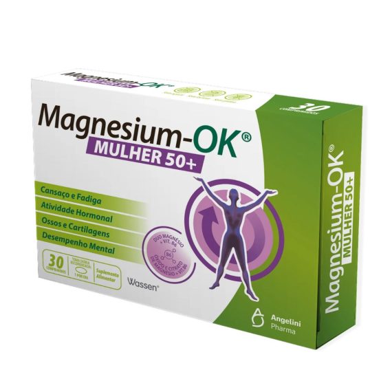 Magnesium-Ok Mulher 50+ 30comp