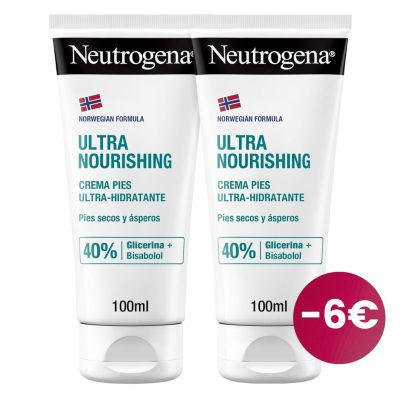 Neutrogena Pes Creme Ultra Hidratante 2x100ml -6€