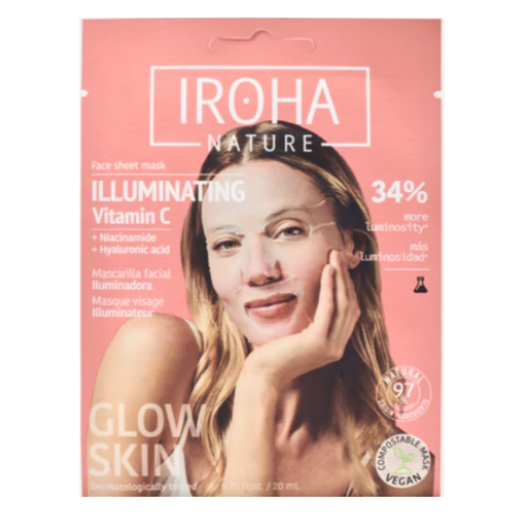 Iroha Nature Máscara Vitamina C + Ácido hialurónico 1 unidade