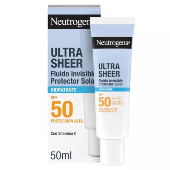 Neutrogena Ultra Sheer Fluído Invisível Hidratante SPF50 50ml